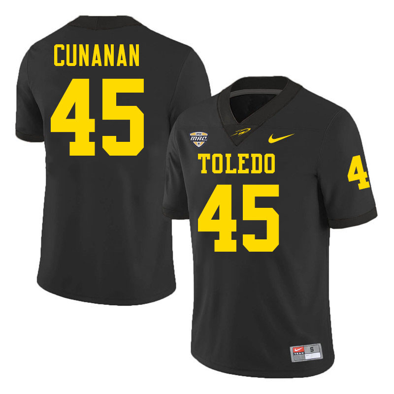 Dylan Cunanan Toledo Jersey,Toledo Rockets #45 Dylan Cunanan Jersey Youth College-Black